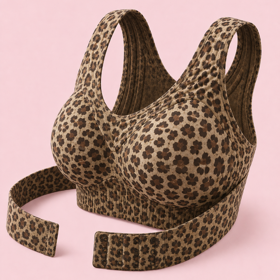 Seamless Posture Support Bra with 3D Back Alignment & X-Crisscross Support