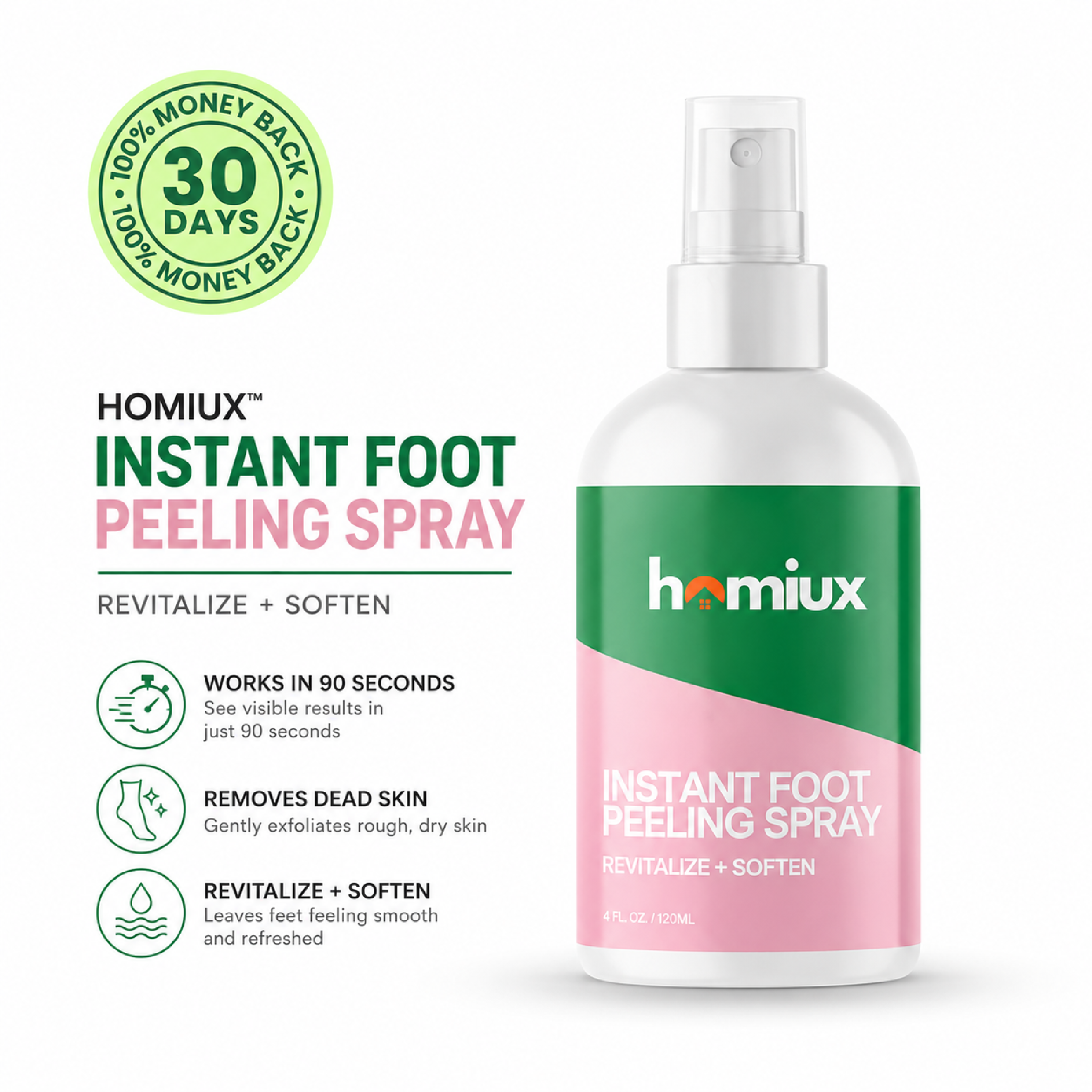 Homiux™ Instant Foot Peel Spray