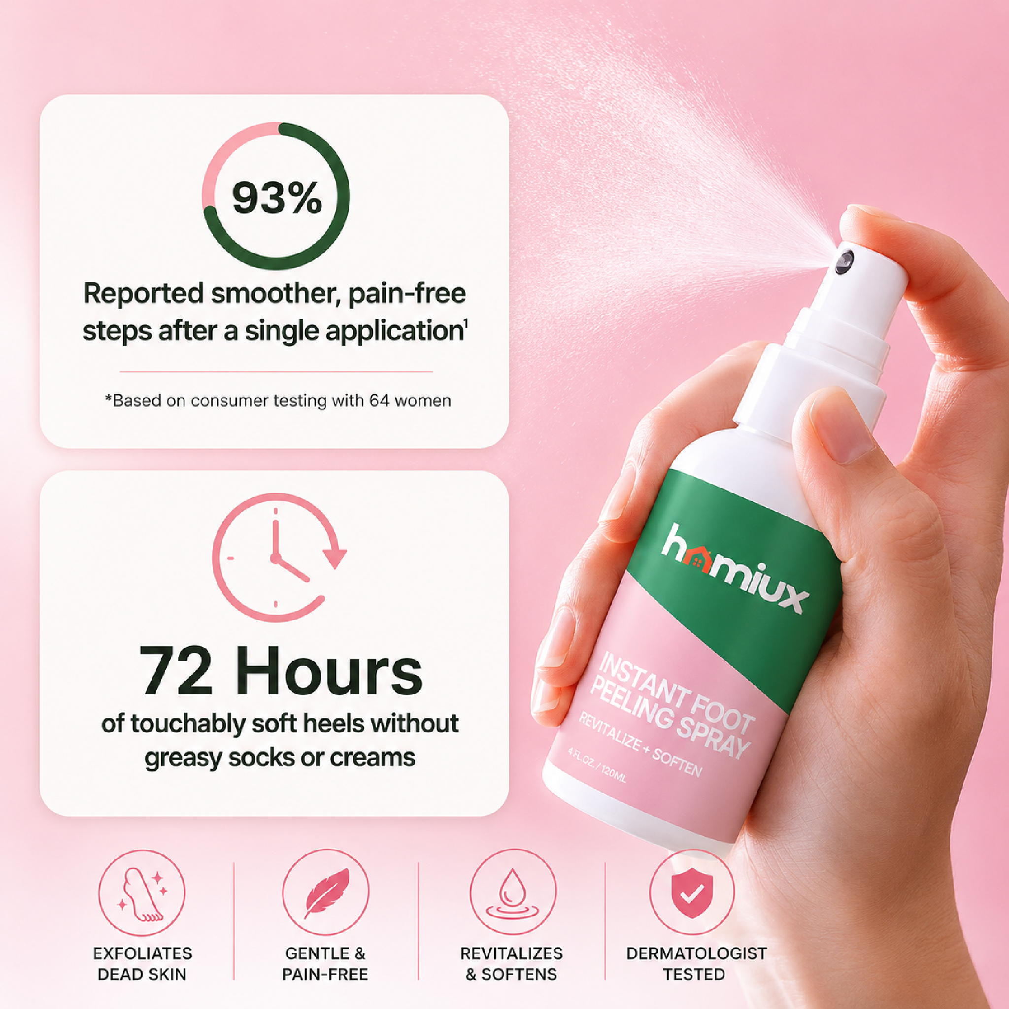 Homiux™ Instant Foot Peel Spray