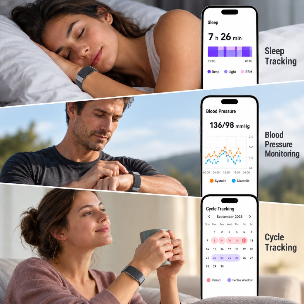 HOMINUX Smart Wristband | Fitness tracker & Health Monitoring