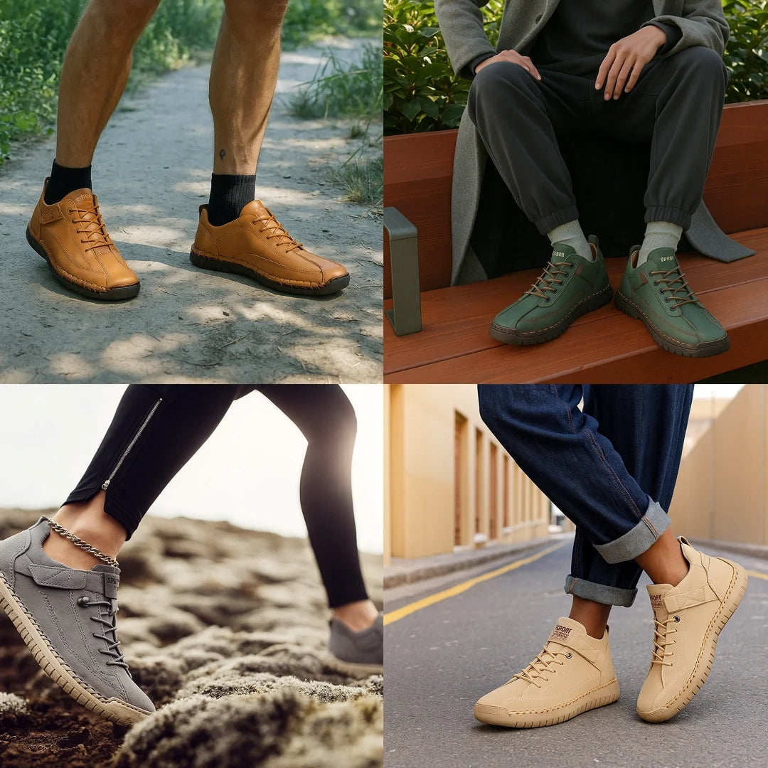Unisex's Lightweight Walking Shoes with Shock-Absorbing Sole & Anti-Slip Grip