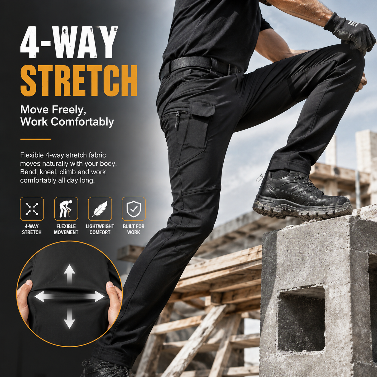 All-Weather Pro Moisture-Wicking Tactical Pants