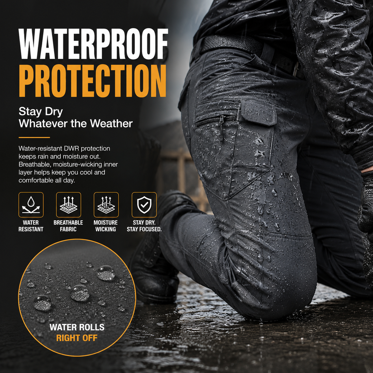 All-Weather Pro Moisture-Wicking Tactical Pants