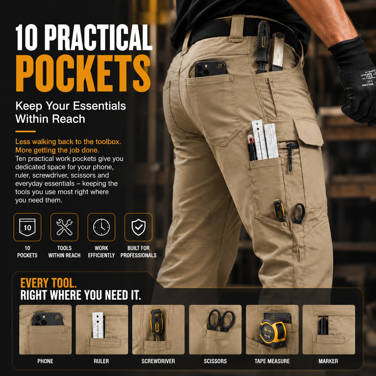 All-Weather Pro Moisture-Wicking Tactical Pants