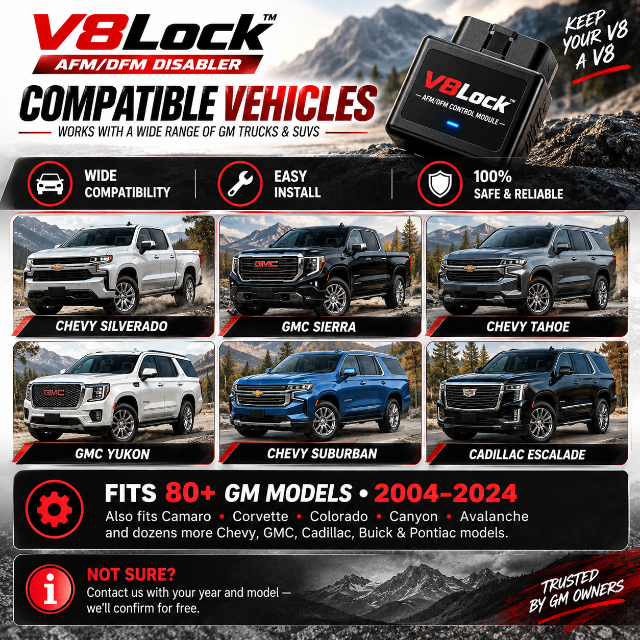 V8Lock™ AFM/DFM Disabler