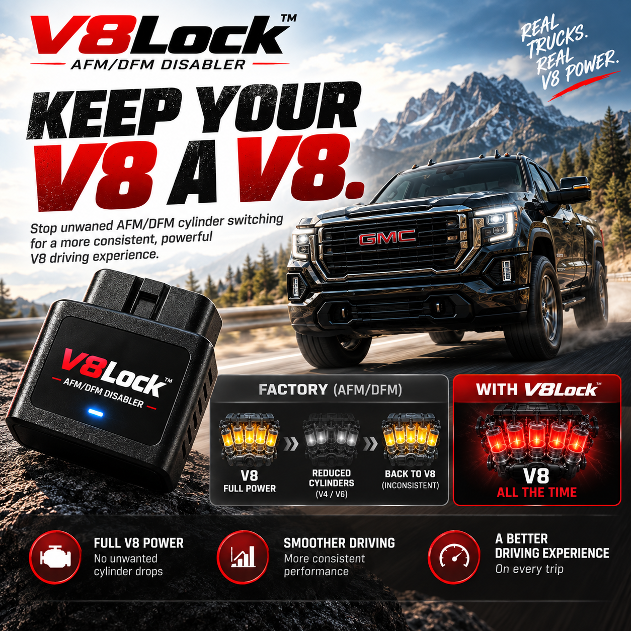 V8Lock™ AFM/DFM Disabler